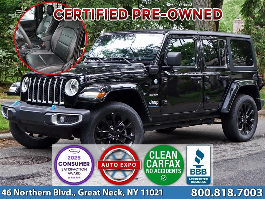 2023 Jeep Wrangler Sahara 4xe, available for sale in Great Neck, New York | Auto Expo. Great Neck, New York
