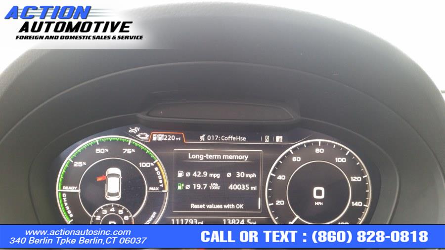 2017 Audi A3 Sportback e-tron 1.4 TFSI PHEV Premium Plus, available for sale in Berlin, Connecticut | Action Automotive. Berlin, Connecticut 2017 Audi A3 Sportback e-tron 1.4 TFSI PHEV Premium Plus, available for sale in Berlin, Connecticut | Action Automotive. Berlin, Connecticut