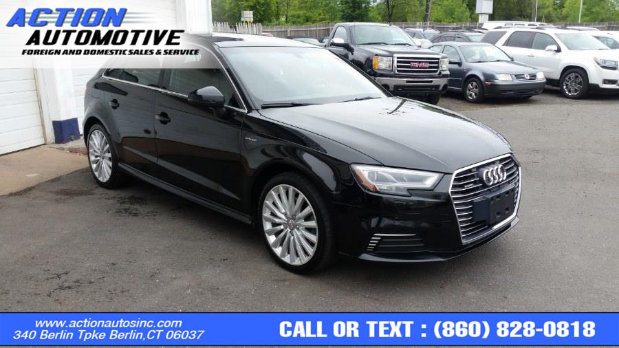 2017 Audi A3 Sportback e-tron 1.4 TFSI PHEV Premium Plus, available for sale in Berlin, Connecticut | Action Automotive. Berlin, Connecticut 2017 Audi A3 Sportback e-tron 1.4 TFSI PHEV Premium Plus, available for sale in Berlin, Connecticut | Action Automotive. Berlin, Connecticut