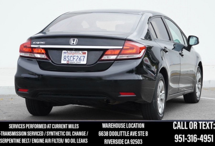 2013 Honda Civic Sdn LX 4dr Auto (BLACK INTERIOR), available for sale in Riverside, California | Big Timin Motors LLC. Riverside, California 2013 Honda Civic Sdn LX 4dr Auto (BLACK INTERIOR), available for sale in Riverside, California | Big Timin Motors LLC. Riverside, California