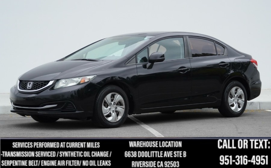 2013 Honda Civic Sdn LX 4dr Auto (BLACK INTERIOR), available for sale in Riverside, California | Big Timin Motors LLC. Riverside, California 2013 Honda Civic Sdn LX 4dr Auto (BLACK INTERIOR), available for sale in Riverside, California | Big Timin Motors LLC. Riverside, California
