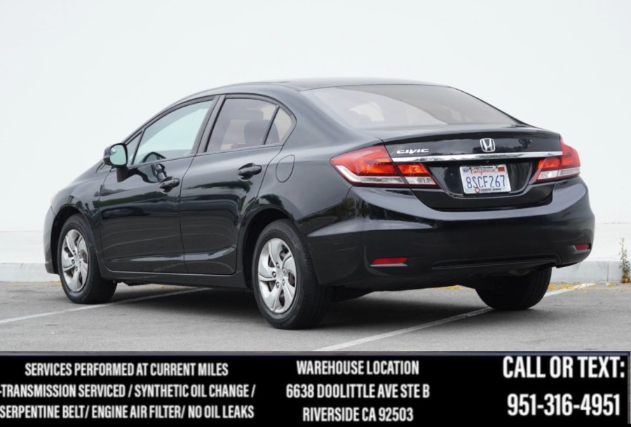 2013 Honda Civic Sdn LX 4dr Auto (BLACK INTERIOR), available for sale in Riverside, California | Big Timin Motors LLC. Riverside, California 2013 Honda Civic Sdn LX 4dr Auto (BLACK INTERIOR), available for sale in Riverside, California | Big Timin Motors LLC. Riverside, California