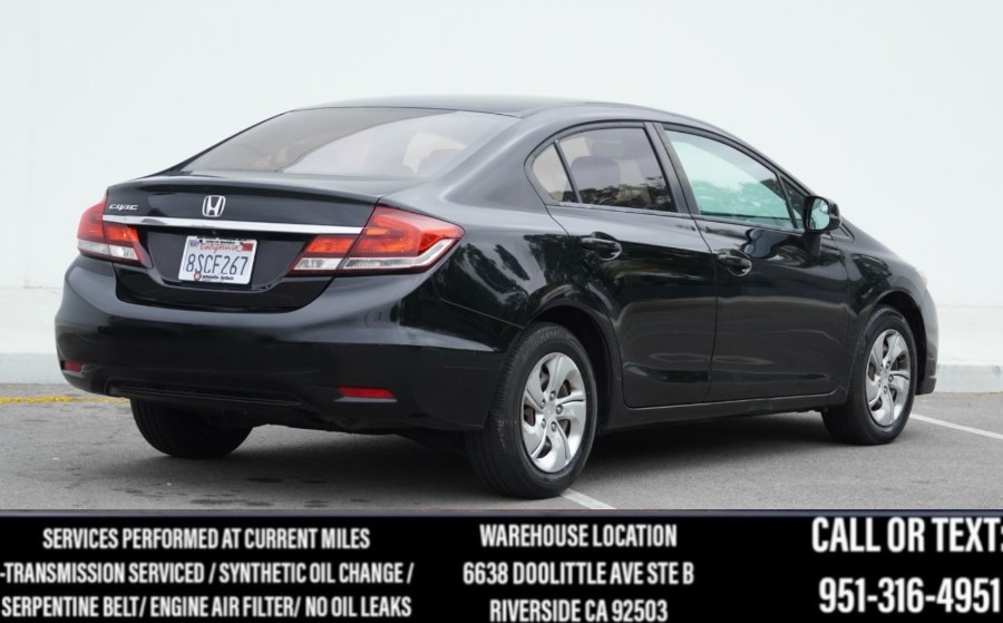 2013 Honda Civic Sdn LX 4dr Auto (BLACK INTERIOR), available for sale in Riverside, California | Big Timin Motors LLC. Riverside, California 2013 Honda Civic Sdn LX 4dr Auto (BLACK INTERIOR), available for sale in Riverside, California | Big Timin Motors LLC. Riverside, California