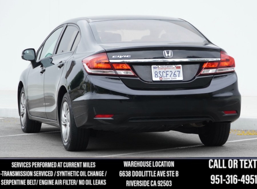 2013 Honda Civic Sdn LX 4dr Auto (BLACK INTERIOR), available for sale in Riverside, California | Big Timin Motors LLC. Riverside, California 2013 Honda Civic Sdn LX 4dr Auto (BLACK INTERIOR), available for sale in Riverside, California | Big Timin Motors LLC. Riverside, California