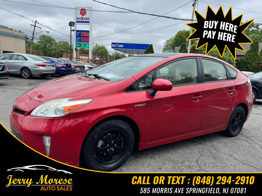 2013 Toyota Prius 5dr HB Four (Natl), available for sale in Springfield, New Jersey | Jerry Morese Auto Sales. Springfield, New Jersey 2013 Toyota Prius 5dr HB Four (Natl), available for sale in Springfield, New Jersey | Jerry Morese Auto Sales. Springfield, New Jersey