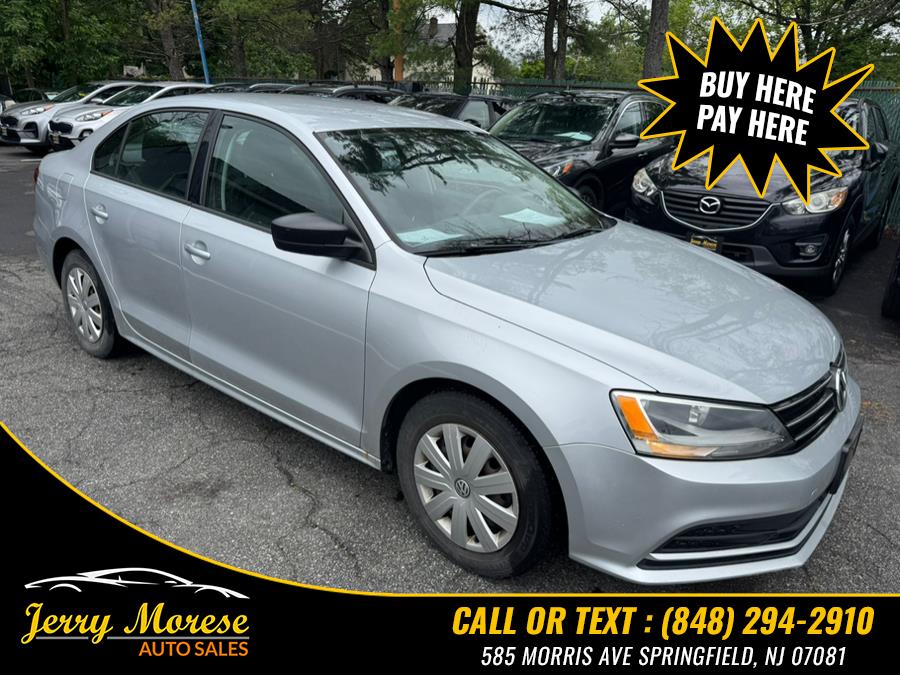 2016 Volkswagen Jetta Sedan 4dr Auto 1.4T S w/Technology, available for sale in Springfield, New Jersey | Jerry Morese Auto Sales. Springfield, New Jersey 2016 Volkswagen Jetta Sedan 4dr Auto 1.4T S w/Technology, available for sale in Springfield, New Jersey | Jerry Morese Auto Sales. Springfield, New Jersey