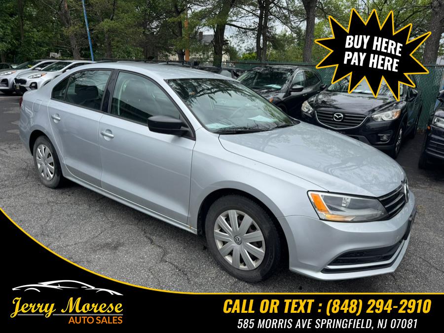 2016 Volkswagen Jetta Sedan 4dr Auto 1.4T S w/Technology, available for sale in Springfield, New Jersey | Jerry Morese Auto Sales. Springfield, New Jersey 2016 Volkswagen Jetta Sedan 4dr Auto 1.4T S w/Technology, available for sale in Springfield, New Jersey | Jerry Morese Auto Sales. Springfield, New Jersey