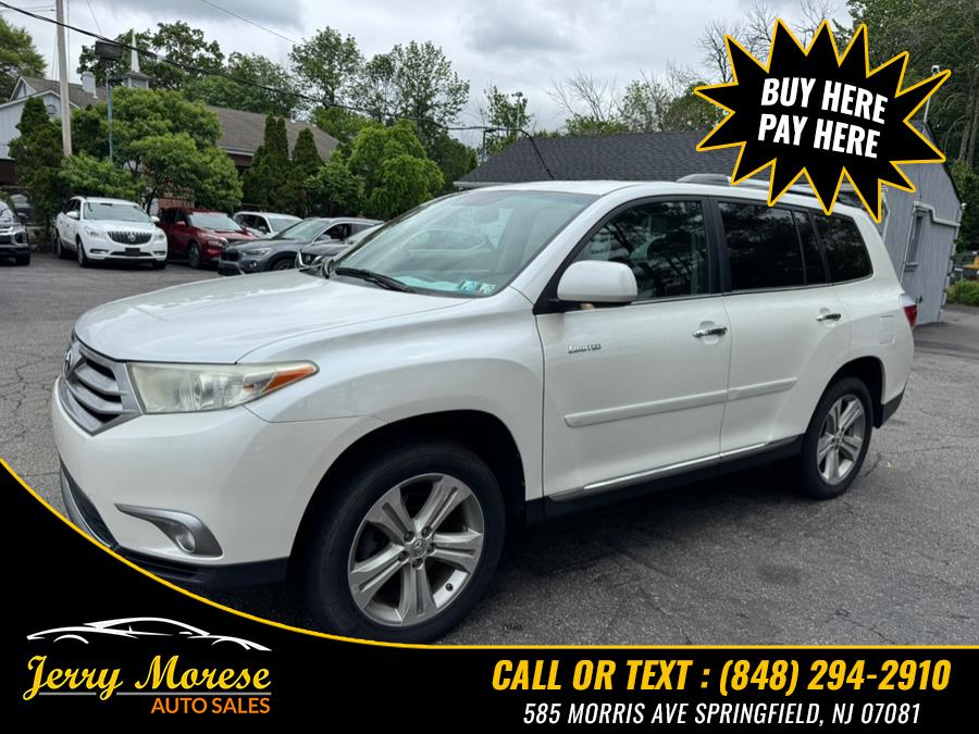 2012 Toyota Highlander 4WD 4dr V6 Limited (Natl), available for sale in Springfield, New Jersey | Jerry Morese Auto Sales. Springfield, New Jersey 2012 Toyota Highlander 4WD 4dr V6 Limited (Natl), available for sale in Springfield, New Jersey | Jerry Morese Auto Sales. Springfield, New Jersey