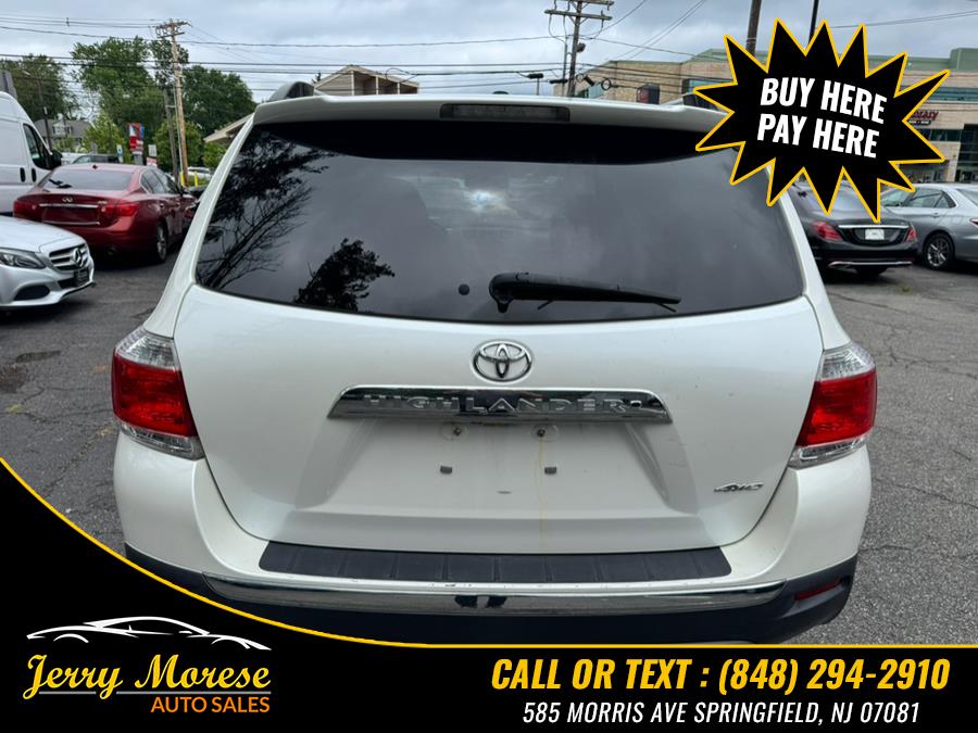 2012 Toyota Highlander 4WD 4dr V6 Limited (Natl), available for sale in Springfield, New Jersey | Jerry Morese Auto Sales. Springfield, New Jersey 2012 Toyota Highlander 4WD 4dr V6 Limited (Natl), available for sale in Springfield, New Jersey | Jerry Morese Auto Sales. Springfield, New Jersey