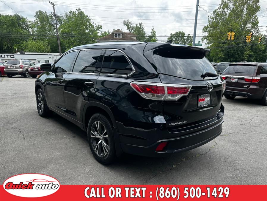 2016 Toyota Highlander AWD 4dr V6 XLE (Natl), available for sale in Bristol, Connecticut | Quick Auto LLC. Bristol, Connecticut 2016 Toyota Highlander AWD 4dr V6 XLE (Natl), available for sale in Bristol, Connecticut | Quick Auto LLC. Bristol, Connecticut