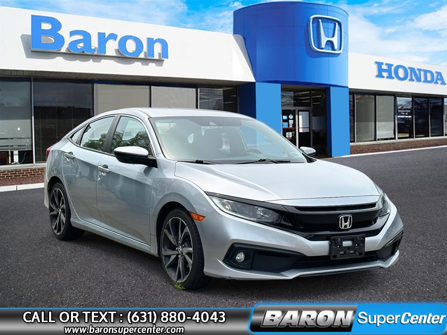 2019 Honda Civic Sedan Sport, available for sale in Patchogue, New York | Baron Supercenter. Patchogue, New York