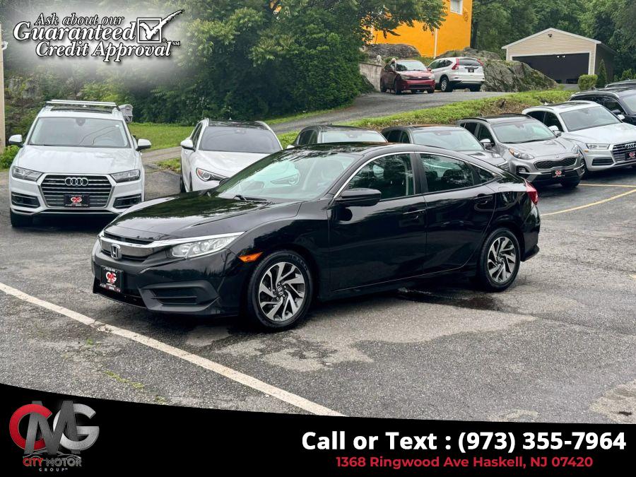 2016 Honda Civic EX Sedan 4D, available for sale in Haskell, New Jersey | City Motor Group Inc.. Haskell, New Jersey 2016 Honda Civic EX Sedan 4D, available for sale in Haskell, New Jersey | City Motor Group Inc.. Haskell, New Jersey