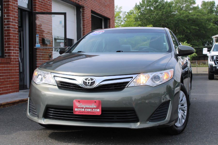 2013 Toyota Camry 4dr Sdn I4 Auto LE (Natl), available for sale in ENFIELD, Connecticut | Longmeadow Motor Cars. ENFIELD, Connecticut