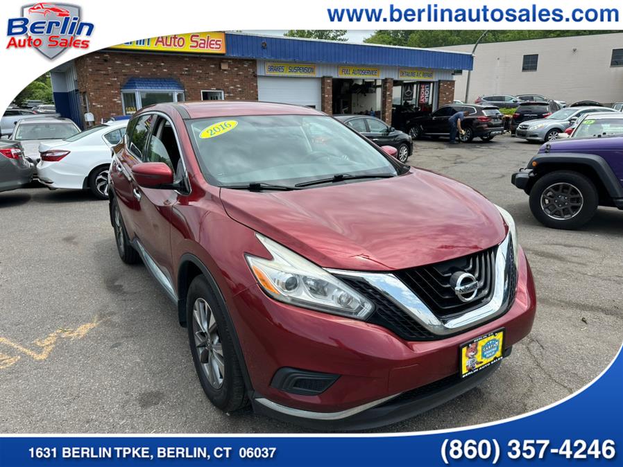 2016 Nissan Murano AWD 4dr S, available for sale in Berlin, Connecticut | Berlin Auto Sales LLC. Berlin, Connecticut 2016 Nissan Murano AWD 4dr S, available for sale in Berlin, Connecticut | Berlin Auto Sales LLC. Berlin, Connecticut