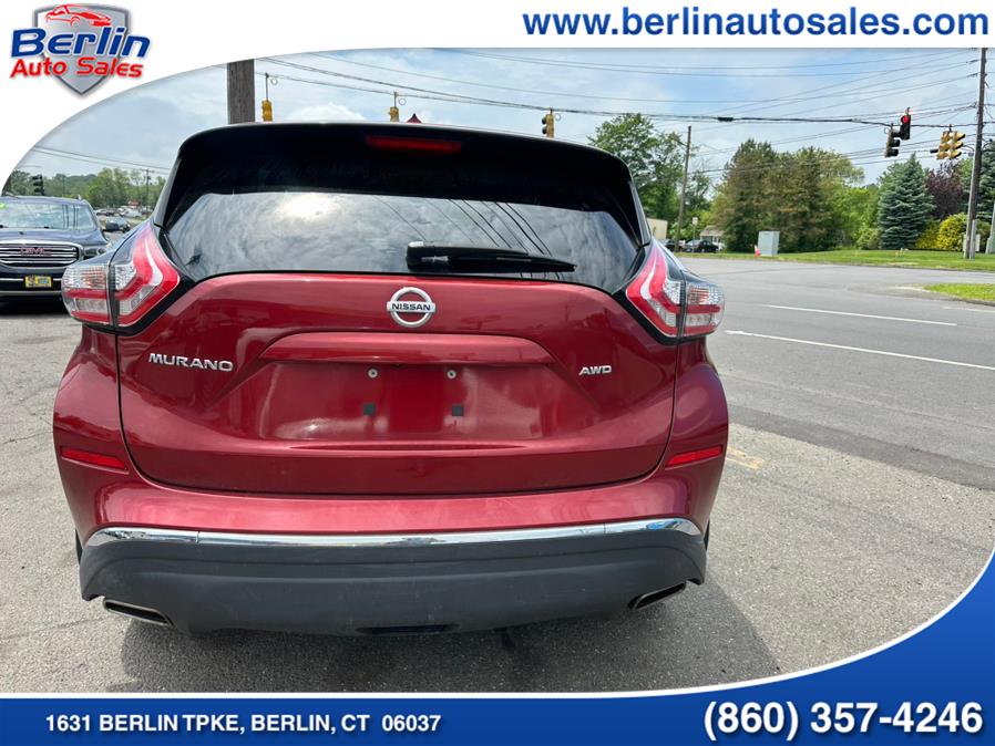 2016 Nissan Murano AWD 4dr S, available for sale in Berlin, Connecticut | Berlin Auto Sales LLC. Berlin, Connecticut 2016 Nissan Murano AWD 4dr S, available for sale in Berlin, Connecticut | Berlin Auto Sales LLC. Berlin, Connecticut