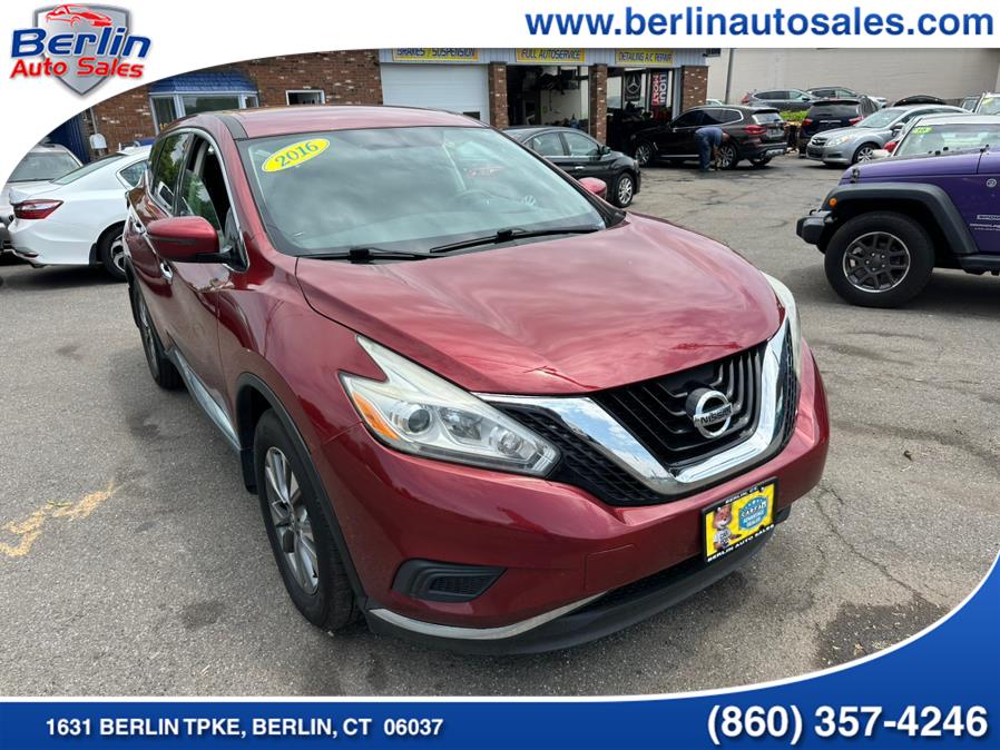 2016 Nissan Murano AWD 4dr S, available for sale in Berlin, Connecticut | Berlin Auto Sales LLC. Berlin, Connecticut 2016 Nissan Murano AWD 4dr S, available for sale in Berlin, Connecticut | Berlin Auto Sales LLC. Berlin, Connecticut
