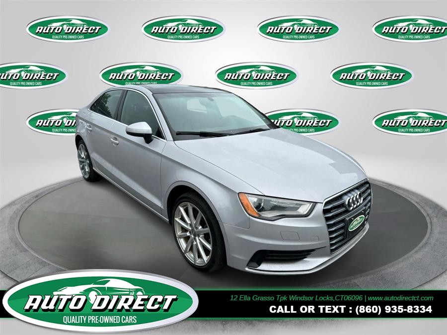 2015 Audi A3 4dr Sdn quattro 2.0T Premium, available for sale in Windsor Locks, Connecticut | Auto Direct LLC. Windsor Locks, Connecticut 2015 Audi A3 4dr Sdn quattro 2.0T Premium, available for sale in Windsor Locks, Connecticut | Auto Direct LLC. Windsor Locks, Connecticut