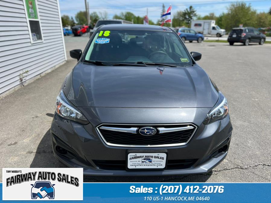 2018 Subaru Impreza Manaul Transmission 2.0i 5-door Manual, available for sale in Hancock, Maine | Fairway Auto Sales. Hancock, Maine 2018 Subaru Impreza Manaul Transmission 2.0i 5-door Manual, available for sale in Hancock, Maine | Fairway Auto Sales. Hancock, Maine