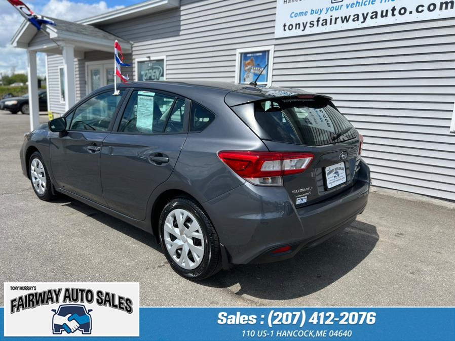 2018 Subaru Impreza Manaul Transmission 2.0i 5-door Manual, available for sale in Hancock, Maine | Fairway Auto Sales. Hancock, Maine 2018 Subaru Impreza Manaul Transmission 2.0i 5-door Manual, available for sale in Hancock, Maine | Fairway Auto Sales. Hancock, Maine