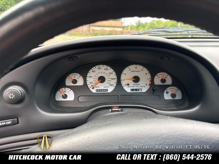 1997 Ford Mustang Cobra, available for sale in Wolcott, Connecticut | Hitchcock Motor Car. Wolcott, Connecticut 1997 Ford Mustang Cobra, available for sale in Wolcott, Connecticut | Hitchcock Motor Car. Wolcott, Connecticut