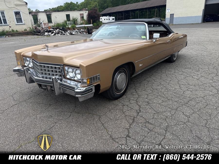 1973 Cadillac Eldorado SPECIAL, available for sale in Wolcott, Connecticut | Hitchcock Motor Car. Wolcott, Connecticut 1973 Cadillac Eldorado SPECIAL, available for sale in Wolcott, Connecticut | Hitchcock Motor Car. Wolcott, Connecticut