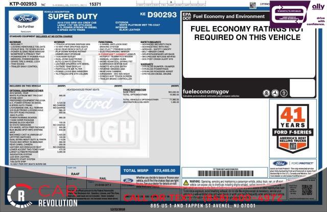 2019 Ford F-350 LARIAT 4WD CREW CAB 8' BOX, available for sale in Avenel, New Jersey | Car Revolution. Avenel, New Jersey 2019 Ford F-350 LARIAT 4WD CREW CAB 8' BOX, available for sale in Avenel, New Jersey | Car Revolution. Avenel, New Jersey