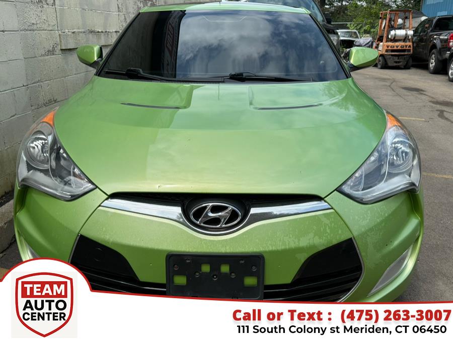 2012 Hyundai Veloster 3dr Cpe Auto w/Black Int, available for sale in Meriden, Connecticut | T E A M Auto Center. Meriden, Connecticut 2012 Hyundai Veloster 3dr Cpe Auto w/Black Int, available for sale in Meriden, Connecticut | T E A M Auto Center. Meriden, Connecticut