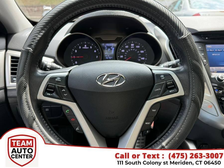 2012 Hyundai Veloster 3dr Cpe Auto w/Black Int, available for sale in Meriden, Connecticut | T E A M Auto Center. Meriden, Connecticut 2012 Hyundai Veloster 3dr Cpe Auto w/Black Int, available for sale in Meriden, Connecticut | T E A M Auto Center. Meriden, Connecticut