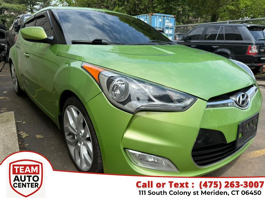 2012 Hyundai Veloster 3dr Cpe Auto w/Black Int, available for sale in Meriden, Connecticut | T E A M Auto Center. Meriden, Connecticut 2012 Hyundai Veloster 3dr Cpe Auto w/Black Int, available for sale in Meriden, Connecticut | T E A M Auto Center. Meriden, Connecticut