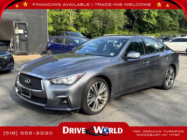 Used 2021 Infiniti Q50 in Woodbury, New York | Drive World. Woodbury, New York