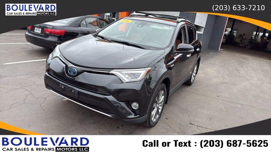 2016 Toyota Rav4 Limited Hybrid Sport Utility 4D, available for sale in New Haven, Connecticut | Boulevard Motors LLC. New Haven, Connecticut 2016 Toyota Rav4 Limited Hybrid Sport Utility 4D, available for sale in New Haven, Connecticut | Boulevard Motors LLC. New Haven, Connecticut