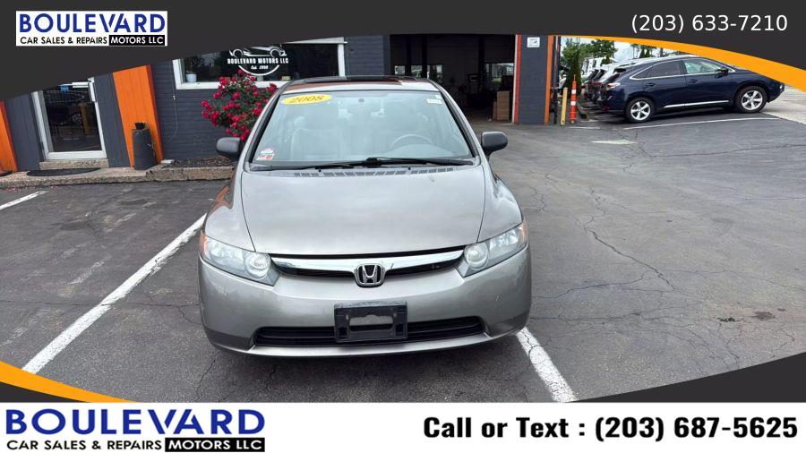 2008 Honda Civic EX Sedan 4D, available for sale in New Haven, Connecticut | Boulevard Motors LLC. New Haven, Connecticut 2008 Honda Civic EX Sedan 4D, available for sale in New Haven, Connecticut | Boulevard Motors LLC. New Haven, Connecticut