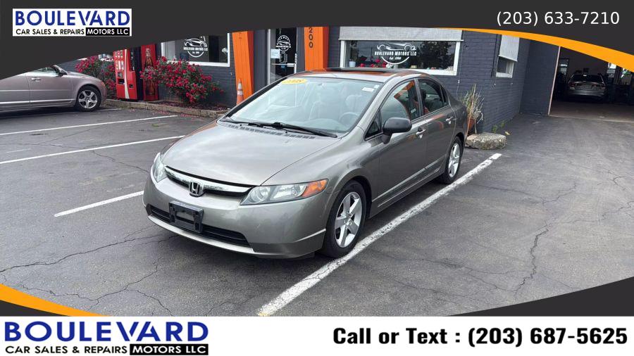 2008 Honda Civic EX Sedan 4D, available for sale in New Haven, Connecticut | Boulevard Motors LLC. New Haven, Connecticut 2008 Honda Civic EX Sedan 4D, available for sale in New Haven, Connecticut | Boulevard Motors LLC. New Haven, Connecticut