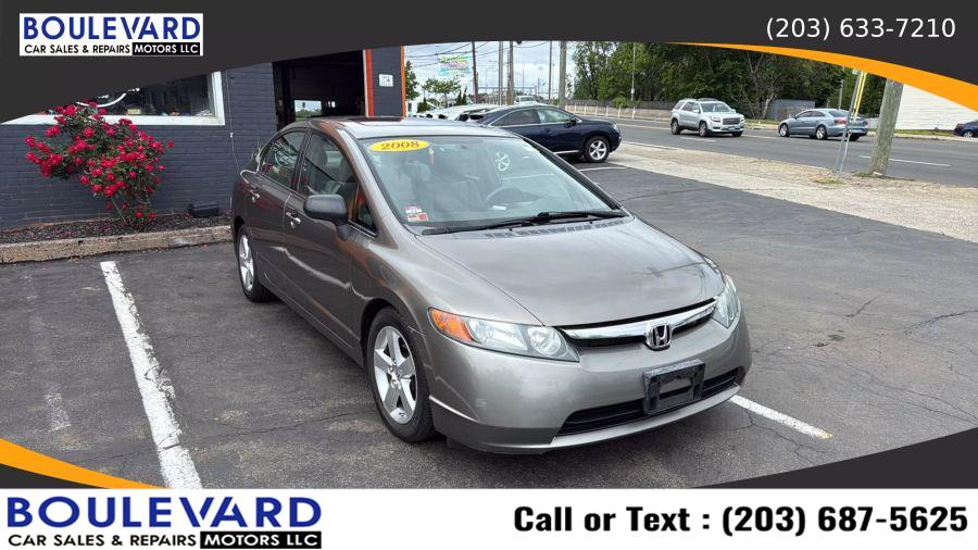 2008 Honda Civic EX Sedan 4D, available for sale in New Haven, Connecticut | Boulevard Motors LLC. New Haven, Connecticut 2008 Honda Civic EX Sedan 4D, available for sale in New Haven, Connecticut | Boulevard Motors LLC. New Haven, Connecticut