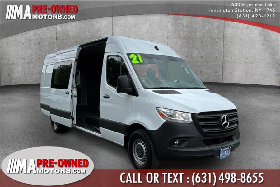 2021 Mercedes-Benz Sprinter Cargo Van 2500 High Roof V6 170" Extended RWD, available for sale in Huntington Station, New York | M & A Motors. Huntington Station, New York