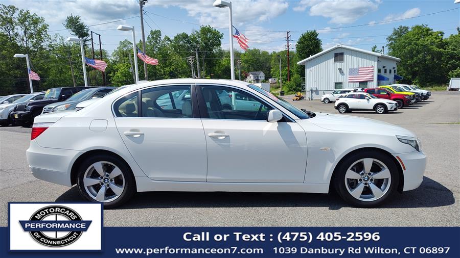 2008 BMW 5 Series 4dr Sdn 528i RWD, available for sale in Wilton, Connecticut | Performance Motor Cars Of Connecticut LLC. Wilton, Connecticut 2008 BMW 5 Series 4dr Sdn 528i RWD, available for sale in Wilton, Connecticut | Performance Motor Cars Of Connecticut LLC. Wilton, Connecticut