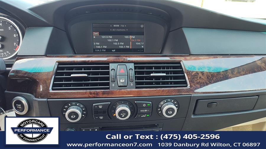 2008 BMW 5 Series 4dr Sdn 528i RWD, available for sale in Wilton, Connecticut | Performance Motor Cars Of Connecticut LLC. Wilton, Connecticut 2008 BMW 5 Series 4dr Sdn 528i RWD, available for sale in Wilton, Connecticut | Performance Motor Cars Of Connecticut LLC. Wilton, Connecticut