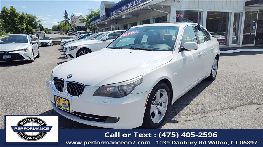 2008 BMW 5 Series 4dr Sdn 528i RWD, available for sale in Wilton, Connecticut | Performance Motor Cars Of Connecticut LLC. Wilton, Connecticut 2008 BMW 5 Series 4dr Sdn 528i RWD, available for sale in Wilton, Connecticut | Performance Motor Cars Of Connecticut LLC. Wilton, Connecticut