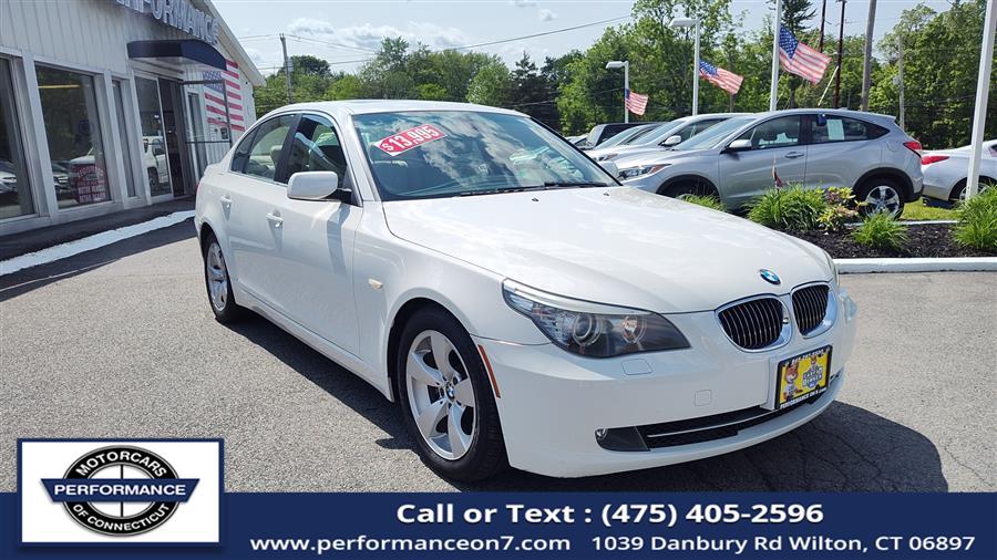 2008 BMW 5 Series 4dr Sdn 528i RWD, available for sale in Wilton, Connecticut | Performance Motor Cars Of Connecticut LLC. Wilton, Connecticut 2008 BMW 5 Series 4dr Sdn 528i RWD, available for sale in Wilton, Connecticut | Performance Motor Cars Of Connecticut LLC. Wilton, Connecticut