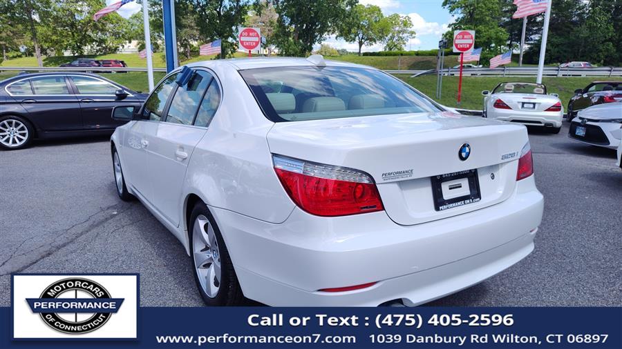 2008 BMW 5 Series 4dr Sdn 528i RWD, available for sale in Wilton, Connecticut | Performance Motor Cars Of Connecticut LLC. Wilton, Connecticut 2008 BMW 5 Series 4dr Sdn 528i RWD, available for sale in Wilton, Connecticut | Performance Motor Cars Of Connecticut LLC. Wilton, Connecticut
