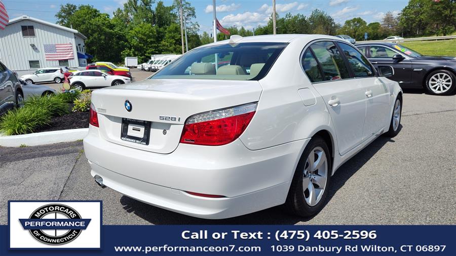 2008 BMW 5 Series 4dr Sdn 528i RWD, available for sale in Wilton, Connecticut | Performance Motor Cars Of Connecticut LLC. Wilton, Connecticut 2008 BMW 5 Series 4dr Sdn 528i RWD, available for sale in Wilton, Connecticut | Performance Motor Cars Of Connecticut LLC. Wilton, Connecticut