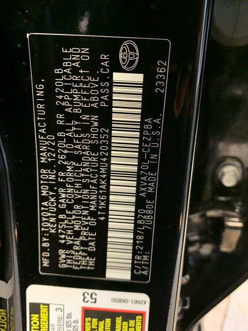 2021 Toyota Camry XSE Auto (Natl), available for sale in Hillside, New Jersey | Euro Lux Auto. Hillside, New Jersey 2021 Toyota Camry XSE Auto (Natl), available for sale in Hillside, New Jersey | Euro Lux Auto. Hillside, New Jersey
