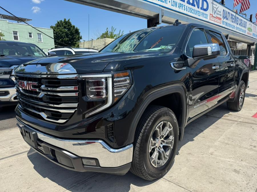 2025 GMC Sierra 1500 4WD Crew Cab 147" SLT, available for sale in Jamaica, New York | Sunrise Autoland. Jamaica, New York 2025 GMC Sierra 1500 4WD Crew Cab 147" SLT, available for sale in Jamaica, New York | Sunrise Autoland. Jamaica, New York