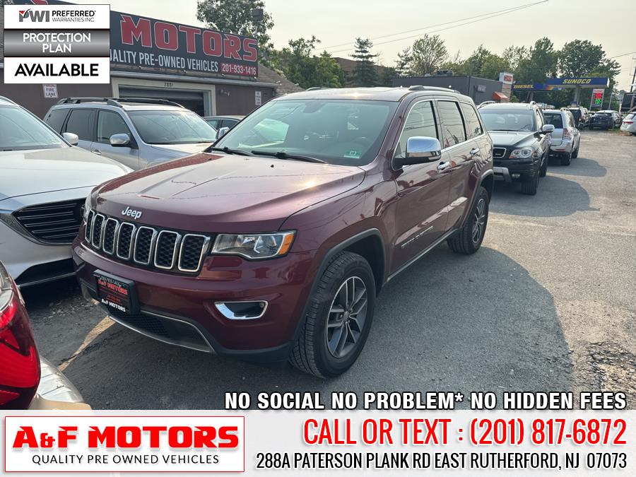 2018 Jeep Grand Cherokee Limited 4x4, available for sale in East Rutherford, New Jersey | A&F Motors LLC. East Rutherford, New Jersey 2018 Jeep Grand Cherokee Limited 4x4, available for sale in East Rutherford, New Jersey | A&F Motors LLC. East Rutherford, New Jersey