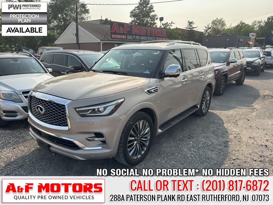 2019 INFINITI QX80 LUXE AWD, available for sale in East Rutherford, New Jersey | A&F Motors LLC. East Rutherford, New Jersey 2019 INFINITI QX80 LUXE AWD, available for sale in East Rutherford, New Jersey | A&F Motors LLC. East Rutherford, New Jersey