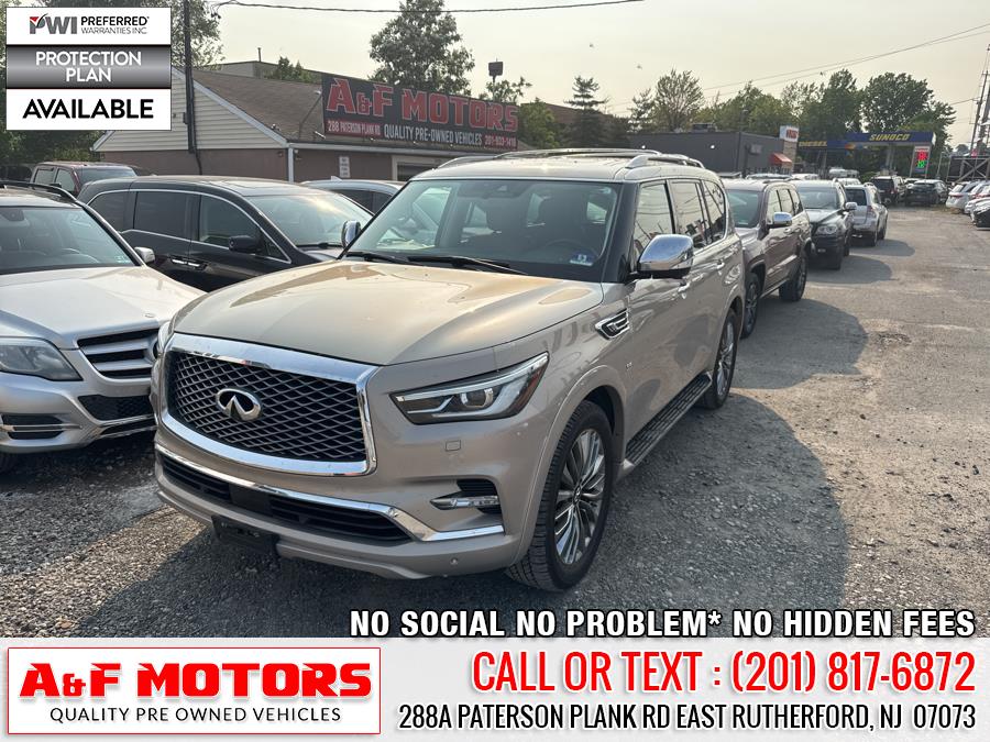 2019 INFINITI QX80 LUXE AWD, available for sale in East Rutherford, New Jersey | A&F Motors LLC. East Rutherford, New Jersey 2019 INFINITI QX80 LUXE AWD, available for sale in East Rutherford, New Jersey | A&F Motors LLC. East Rutherford, New Jersey