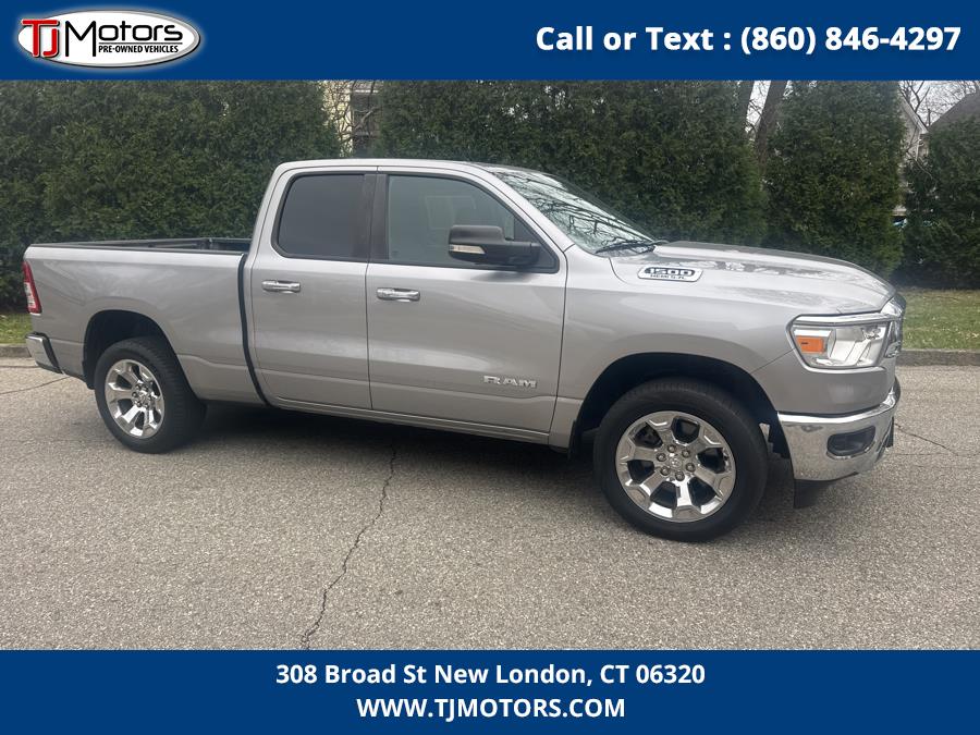 2019 Ram 1500 Big Horn/Lone Star 4x4 Quad Cab 6''4" Box, available for sale in New London, Connecticut | TJ Motors LLC. New London, Connecticut 2019 Ram 1500 Big Horn/Lone Star 4x4 Quad Cab 6''4" Box, available for sale in New London, Connecticut | TJ Motors LLC. New London, Connecticut