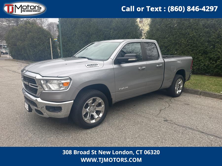 2019 Ram 1500 Big Horn/Lone Star 4x4 Quad Cab 6''4" Box, available for sale in New London, Connecticut | TJ Motors LLC. New London, Connecticut 2019 Ram 1500 Big Horn/Lone Star 4x4 Quad Cab 6''4" Box, available for sale in New London, Connecticut | TJ Motors LLC. New London, Connecticut