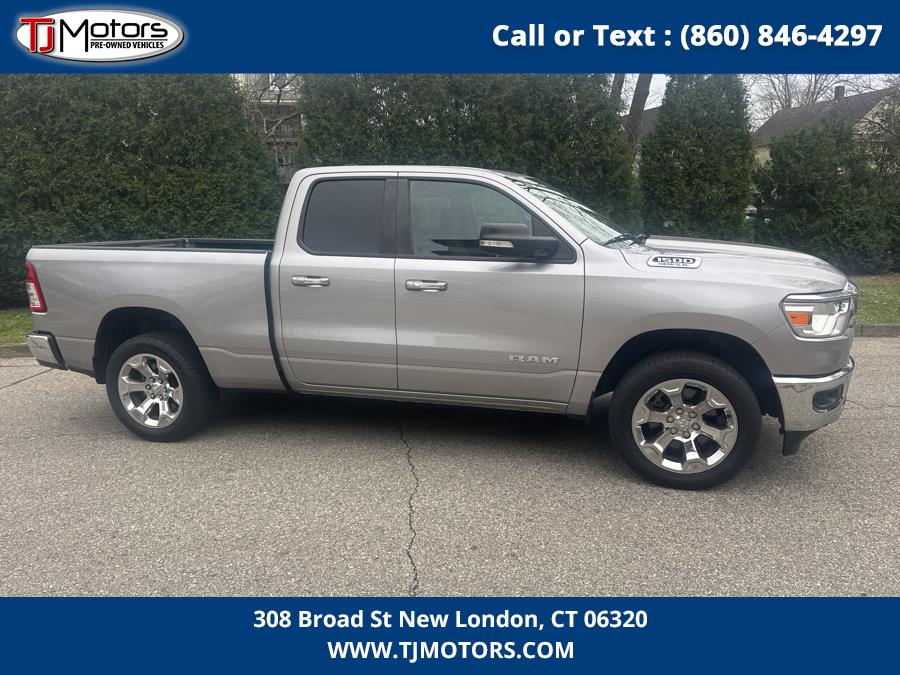 2019 Ram 1500 Big Horn/Lone Star 4x4 Quad Cab 6''4" Box, available for sale in New London, Connecticut | TJ Motors LLC. New London, Connecticut 2019 Ram 1500 Big Horn/Lone Star 4x4 Quad Cab 6''4" Box, available for sale in New London, Connecticut | TJ Motors LLC. New London, Connecticut