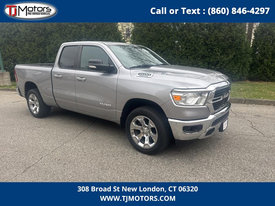 2019 Ram 1500 Big Horn/Lone Star 4x4 Quad Cab 6''4" Box, available for sale in New London, Connecticut | TJ Motors LLC. New London, Connecticut 2019 Ram 1500 Big Horn/Lone Star 4x4 Quad Cab 6''4" Box, available for sale in New London, Connecticut | TJ Motors LLC. New London, Connecticut
